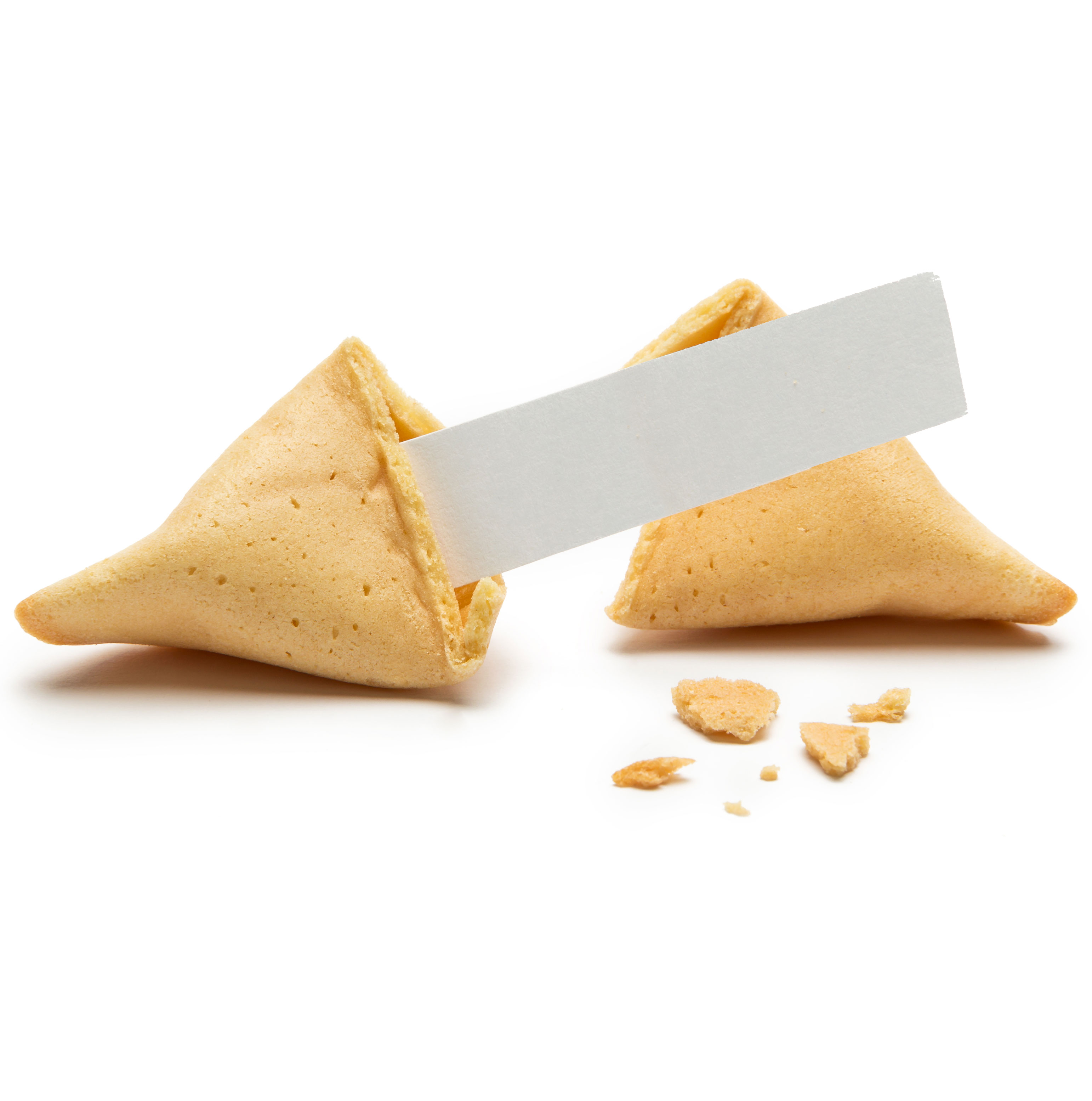 Opened Fortune Cookie